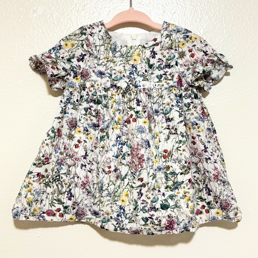 Tartine et chocolat summer dress liberty of london fabric 6M